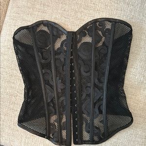 Elegant Black Lace Corset